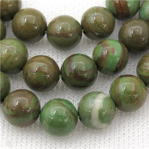 round green Cuckoo Jasper beads, approx 8mm dia