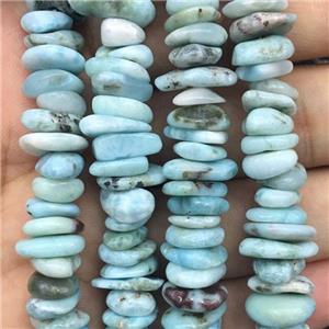 blue Larimar Beads Chips, approx 10-14mm, 3-5mm thickness