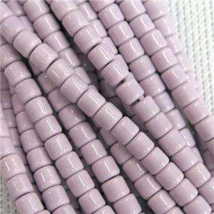 purple Oxidative Agate heishi beads, approx 6mm