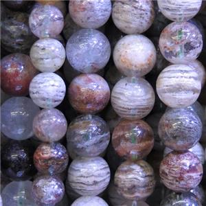 Round Chlorite Quartz Beads Stripe Smooth, approx 10mm dia