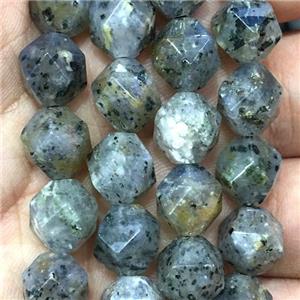 moss opal jasper beads, faceted round, approx 8mm dia