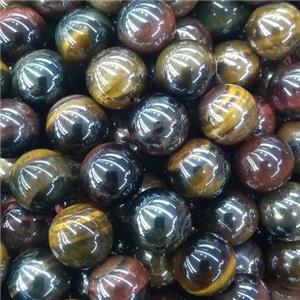 tiger eye stone beads, light electroplated, approx 12mm dia