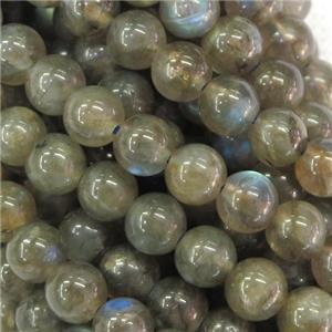 round smooth Labradorite Beads, approx 10mm dia