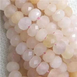 pink Aventurine Beads, faceted rondelle, approx 4x6mm
