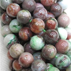 round Jadeite Beads, multicolor, approx 10mm dia