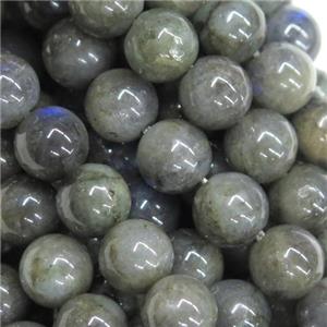 round Labradorite Beads, approx 8mm dia