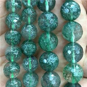 green Quartz beads, round, approx 12mm dia