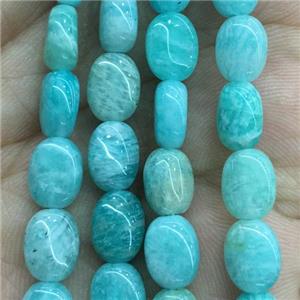 green Amazonite oval beads, approx 6x8mm