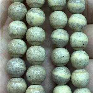 olive dichromatic round Alashan Agate Beads, approx 8mm dia