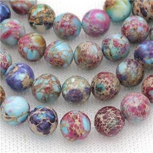 round Imperial Jasper beads, approx 8mm dia