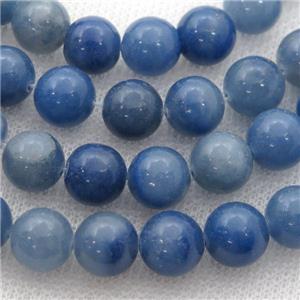 blue Aventurine Beads, round, approx 6mm dia