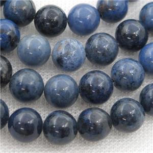 blue Dumortierite Jasper beads, A-Grade, round, approx 10mm dia