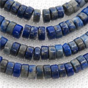 blue Lapis Lazuli Heishi beads, approx 4mm