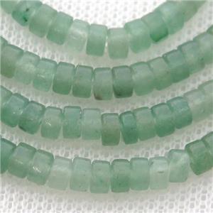 green Aventurine heishi beads, approx 4mm