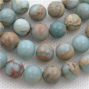 Imperial Jasper beads, round, AA-grade, approx 8mm dia