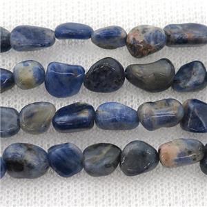 blue Sodalite chip beads, approx 5-8mm