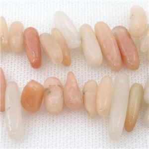 pink Aventurine chip beads, approx 6-22mm