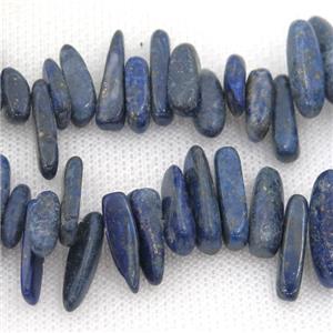 blue Lapis Chip Beads, approx 6-22mm