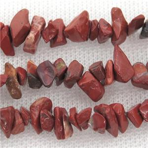 red Jasper chip beads, approx 5-8mm