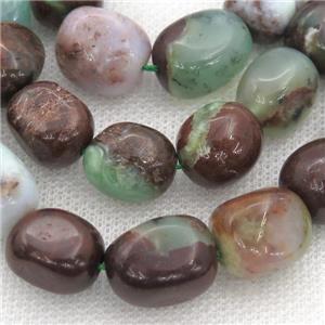 Australian Chrysoprase Beads, freeform, approx 10-14mm
