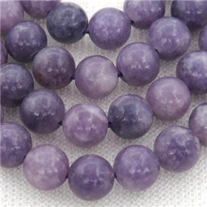 purple Jasper Beads, round, approx 10mm dia