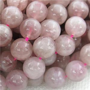 Madagascar Rose Quartz Beads, round, pink, approx 7mm dia