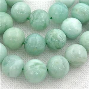 Chinese Green Fluorite Beads, round, approx 13mm dia