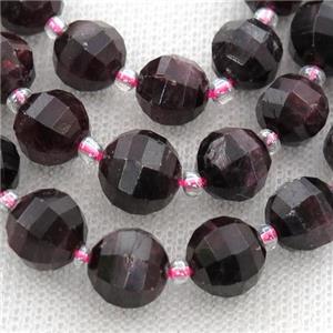 darkred Garnet lantern Beads, approx 10mm dia