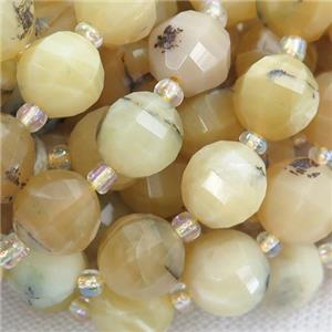 yellow Opal lantern beads, approx 10mm dia