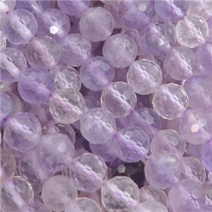 Ametrine Beads, faceted round, approx 6mm dia