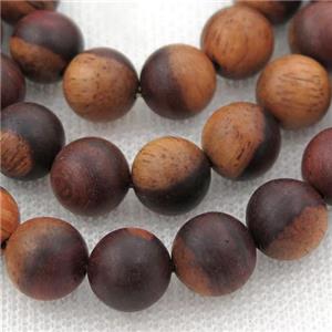 natural Wood Beads, round, approx 8mm dia