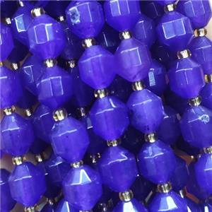 purple Jade bullet beads, approx 8mm