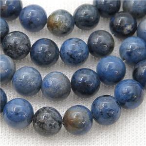 blue Dumortierite Beads, round, approx 6mm dia