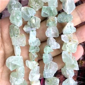 Prehnite nugget chip beads, freeform, approx 10-18mm