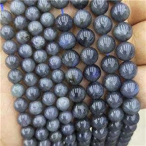 Natural Labradorite Beads Smooth Round A-Grade, approx 10mm dia