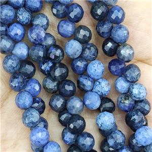 Blue Dumortierite Teardrop Beads A-Grade Topdrilled, approx 6mm