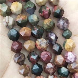 Multicolor Picasso Creek Jasper Beads Round Cut, approx 7-8mm
