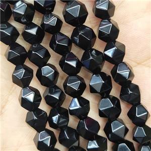 Black Onyx Beads Cut Round, approx 7-8mm