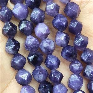 Lilac Jasper Beads Cut Round, approx 7-8mm