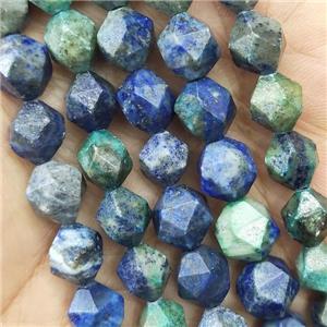 Azurite Beads Cut Round, approx 7-8mm