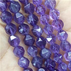 Amethyst Beads Round Cut, approx 7-8mm