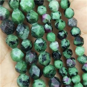 Ruby Zoisite Beads Cut Round, approx 5-6mm