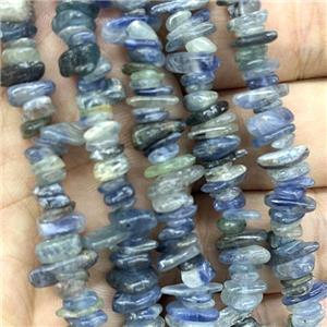 Blue Kyanite Chip Beads, approx 5-8mm, 36inch length