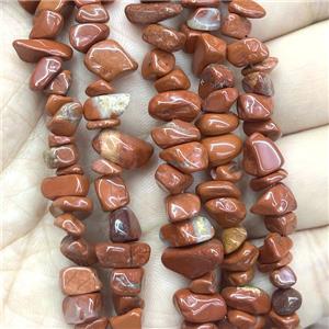 Red Jasper Beads Chip Freeform, approx 5-8mm, 36inch length