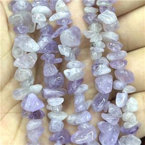 Purple Chalcedony Chip Beads Freeform, approx 5-8mm, 36inch length