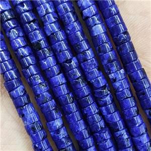 Blue Sodalite Heishi Beads Dye, approx 2x4mm