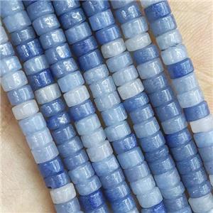Blue Aventurine Heishi Beads, approx 2x4mm