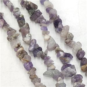 Dogtooth Amethyst Beads Chip, approx 5-10mm, 32inch length