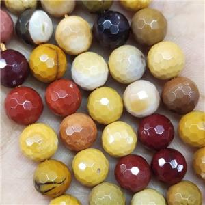 Mookaite Beads Faceted Round, approx 10mm dia