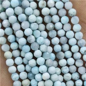 Hemimorphite Beads Faceted Round, approx 4mm